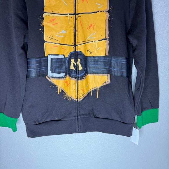 New Kids Ninja Turtle Hoodie - Dark Gray and Green Size XL (14) - Picture 9 of 9